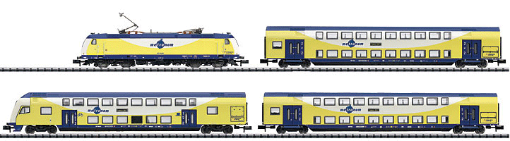 Electric Passenger Trainset, Era V, Powered -- Metronom Railway Company, GmbH - Class 146.1 Elok, 3 Bi-Level Cars
