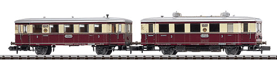 Diesel Class VT 135/VB 140 Rail Cars, Powered w/DCC/SX Decoder, Era II -- German State Railroad