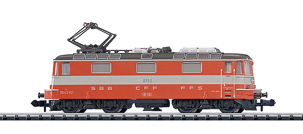 Class Re 4/4 II Electric - Standard DC -- Swiss Federal Railways SBB/CFF/FFS (Era V, Swiss Express; orange, gray)