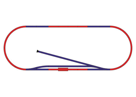 Code 80 B1 Track Extension Set - Minitrix-3