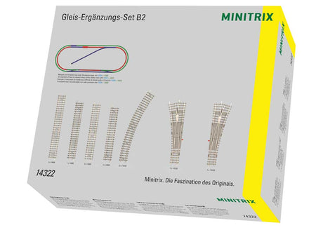 Code 80 B2 Track Extension Set - Minitrix-1