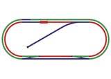 Code 80 B2 Track Extension Set - Minitrix-3