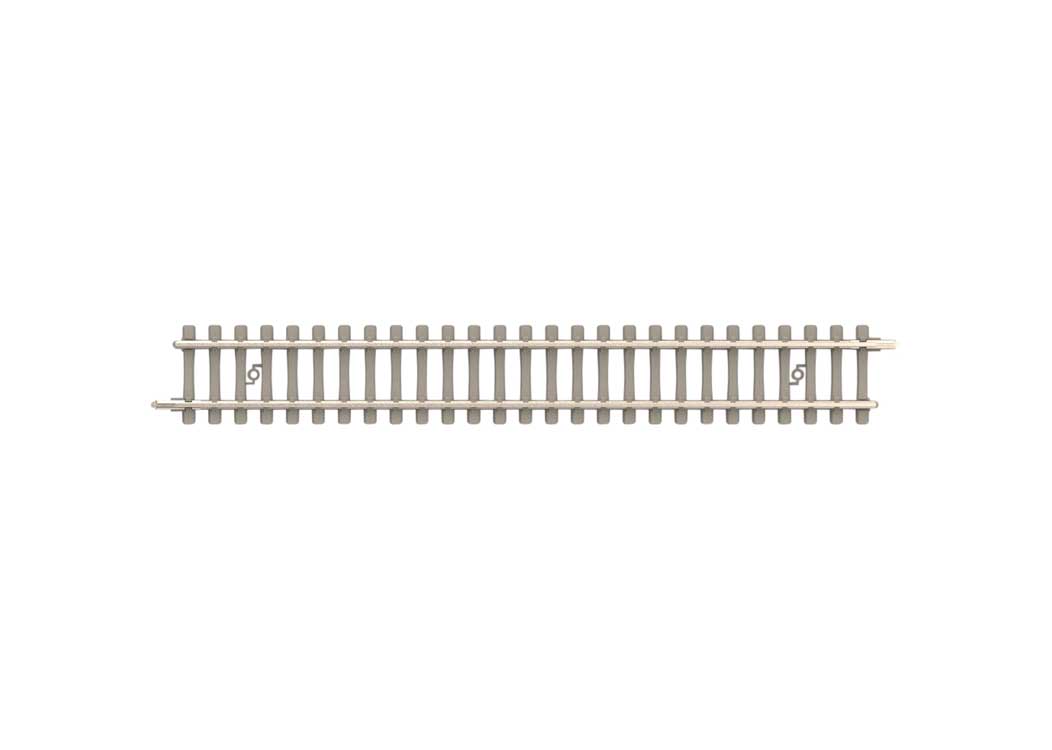 Code 60 Straight Track Section - Nickel Silver Rail, Concrete Ties -- 112.6mm Length pkg(10)