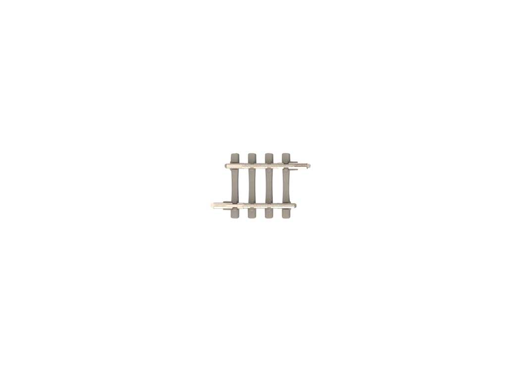 Code 60 Straight Track Section - Nickel Silver Rail, Concrete Ties -- 17.5mm Length pkg(10)-1