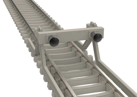 Code 60 Straight Track Section - Nickel Silver Rail, Concrete Ties -- 17.5mm Length pkg(10)-2