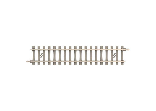 Code 60 Straight Track Section - Nickel Silver Rail, Concrete Ties -- 76.3mm Length pkg(10)