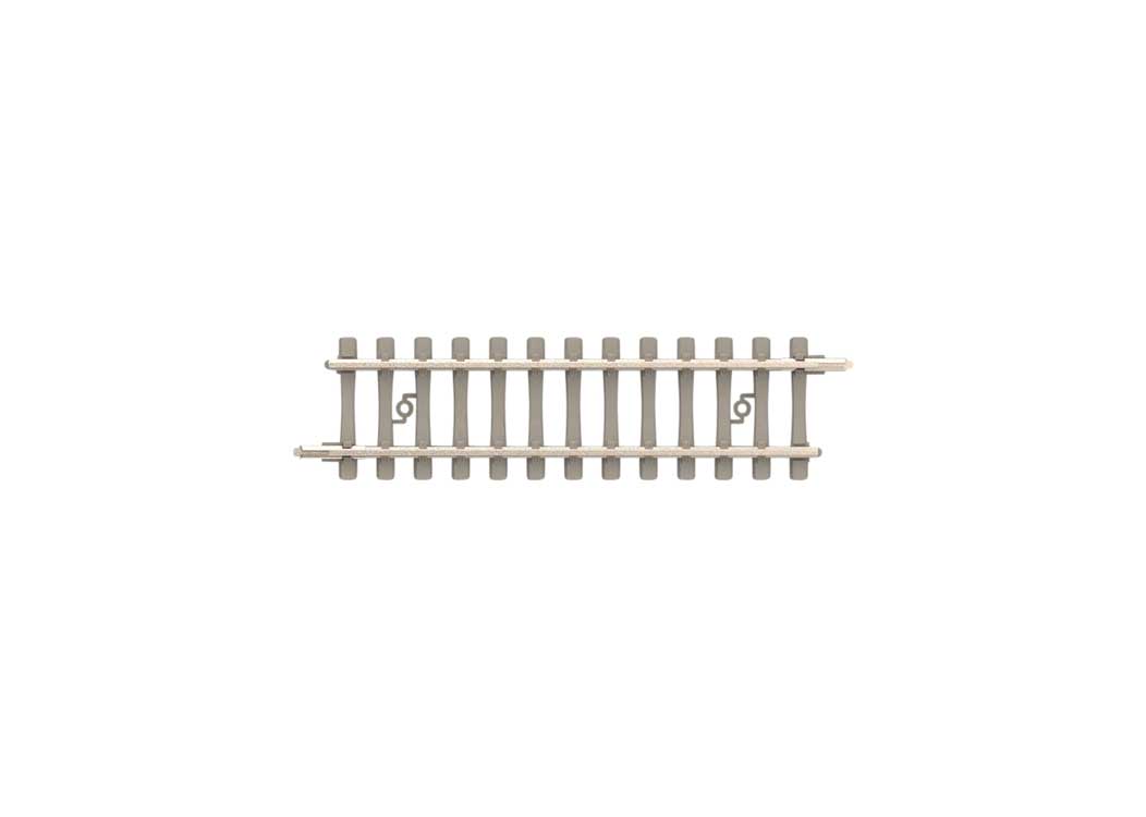 Code 60 Straight Track Section - Nickel Silver Rail, Concrete Ties -- 54.2mm Length pkg(10)