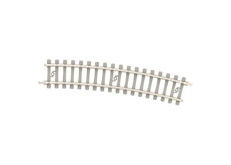 Code 60 Curved Track Section - Nickel Silver Rail, Concrete Ties -- 11-5/8"  295.4mm Radius 2b - 15 Degrees pkg(10)