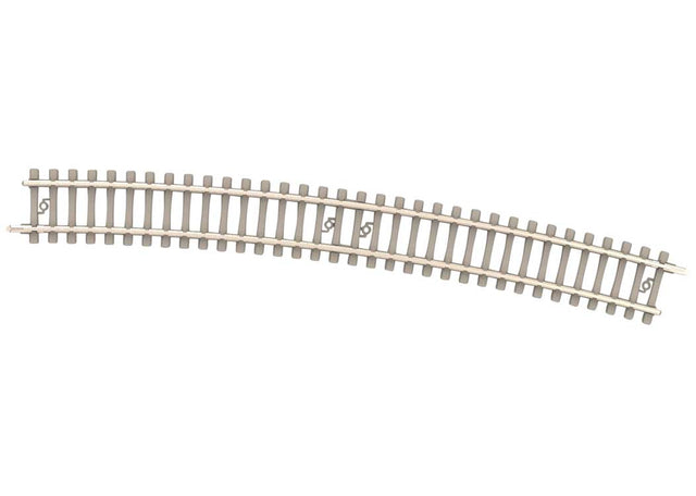 Code 60 Curved Track Section - Nickel Silver Rail, Concrete Ties -- 20-11/16"  526.2mm Radius 6 - 15 Degrees pkg(10)