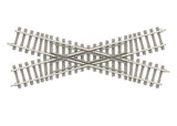 Code 60 30-Degree Crossing - Nickel Silver Rail, Concrete Ties -- 4-1/8"  104.2mm Length-1
