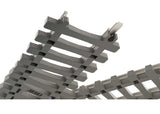 Code 60 30-Degree Crossing - Nickel Silver Rail, Concrete Ties -- 4-1/8"  104.2mm Length-2
