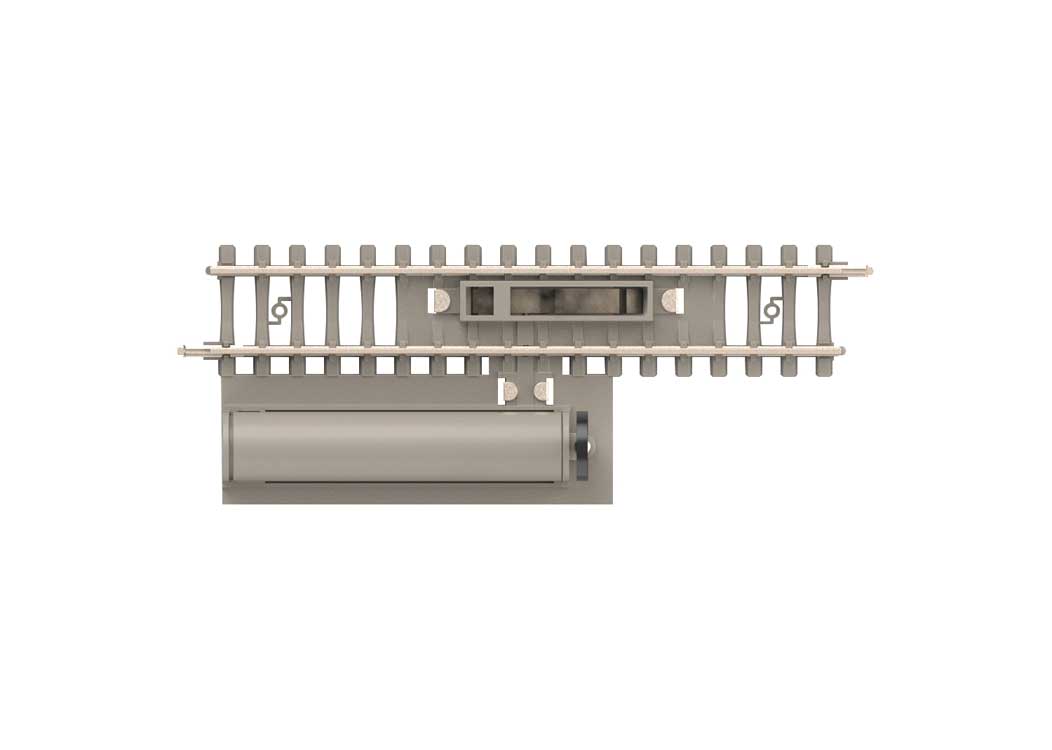 Code 60 Uncoupler w/Concrete Ties -- 3"  76.3mm Long, Works with Rapido Couplers Only-2