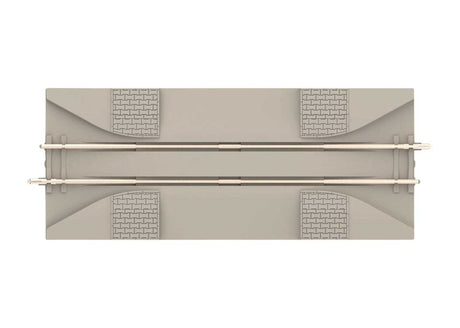 Code 60 Straight Rerailer Track - Nickel Silver Rail, Concrete Ties -- 4-1/8"  104.2mm Length-2
