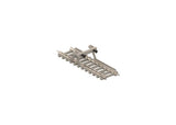 Code 60 Straight Bumper Section - Nickel Silver Rail, Concrete Ties -- 2"  50mm-1