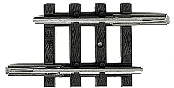 Straight Track, pkg(10) -- 43/64"  17.2mm