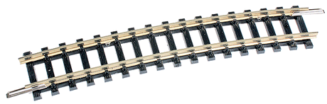 Code 80 Curved Track - Minitrix -- R3-15 Degree Section