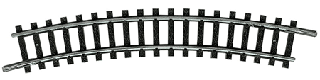 Curved Track, pkg(10) -- R2-24