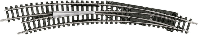 Code 80 Curved Manual Turnout -- Left Hand, R3/R4, 12-15/16"  329mm, 14-1/4"  362.6mm Radius, 30 Degrees