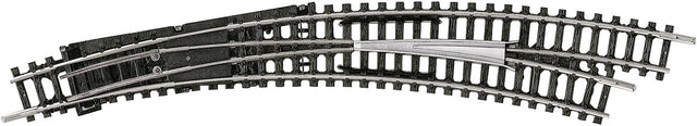 Code 80 Curved Manual Turnout -- Right Hand, R3/R4, 12-15/16"  329mm, 14-1/4"  362.6mm Radius, 30 Degrees