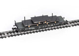 Type Sa 705 Heavy-Duty Flatcar with Steel Load - Ready to Run - Minitrix -- German Federal Railway (Era IV, black)-1