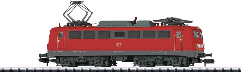 Class 115 Electric w/Sound & DCC/SX - Minitrix -- German Federal Railway #115 205-7 (Era VI; red, gray)