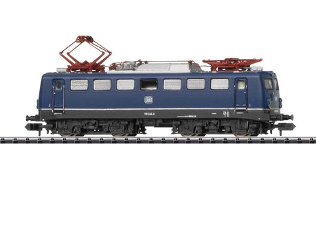 Class 110 Electric - Sound and DCC - Minitrix -- German Federal Railway #110 246-6  (Era IV 1988, blue, black)-1