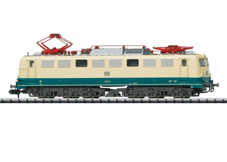 Class 150 Electric - Sound and DCC-SX - Minitrix -- German Federal Railroad DB #150 071-9 (Era IV 1978, ivory, Ocean Blue)-1