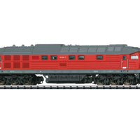 Class 232 Ludmilla Diesel w/Sound & DCC - Minitrix -- German Federal Railway #232 600-7 (Era V; Traffic Red, gray)
