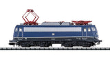 Class 110.3 Electric - Sound and DCC - Minitrix -- German Federal Railroad DB #110 318-3 (Era IV 1983, ocean blue, gray)-2