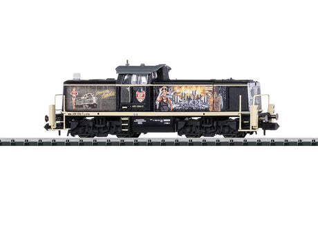 Class 291 Diesel - Sound and DCC - Minitrix -- Railsystems RP #291 034-7 (Era VI 2020, Amazing Amelie Mural on black)-2