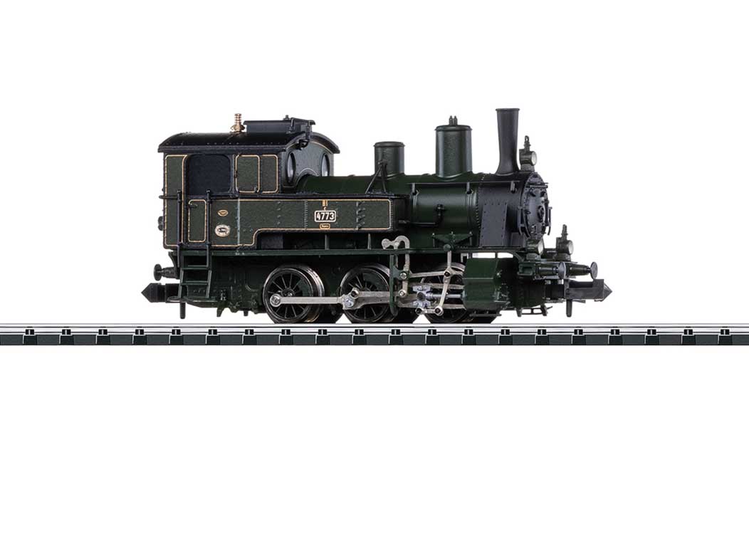 Class R 3/3 0-6-0T - Sound and DCC - Minitrix -- DRB Group Administration Bavaria DRB GV Bay. #4773 (Era II, black)-2