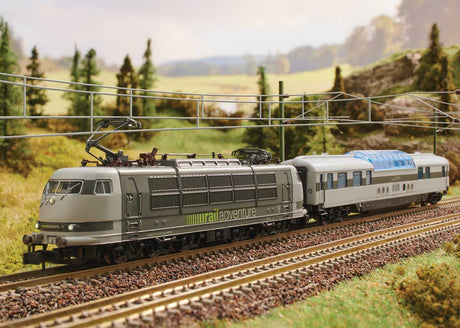 Class 103.1 Electric - Sound and DCC-SX - Minitrix -- RailAdventure #103 222-6 (Era VI 2018, gray, green)-2