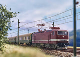 Class 243 Electric - Sound and DCC-SX - Minitrix -- German State Railroad DR 243 357-1 (Era IV, red, white, gray)-2