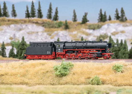 Class 44 2-10-0 - Sound and DCC - Minitrix -- German Federal Railroad DB #44 1315 (Era III Museum Version, black, red)-2