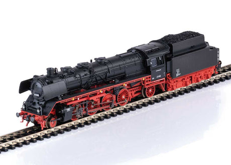 Class 41 2-8-2 - Sound and DCC - Minitrix -- German Federal Railroad DB #41 308 (Era III 1956, black, red)-1