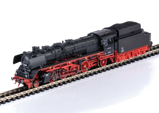 Class 41 2-8-2 - Sound and DCC - Minitrix -- German Federal Railroad DB #41 308 (Era III 1956, black, red)-1