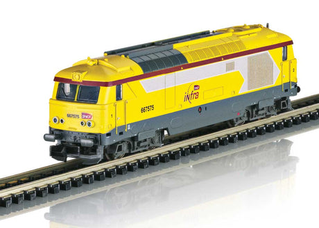 Class BB 67400 Diesel - Sound and DCC -- French State Railways SNCF (Infra, Era VI, yellow, gray, red)-1