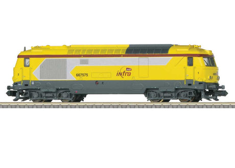 Class BB 67400 Diesel - Sound and DCC -- French State Railways SNCF (Infra, Era VI, yellow, gray, red)-2