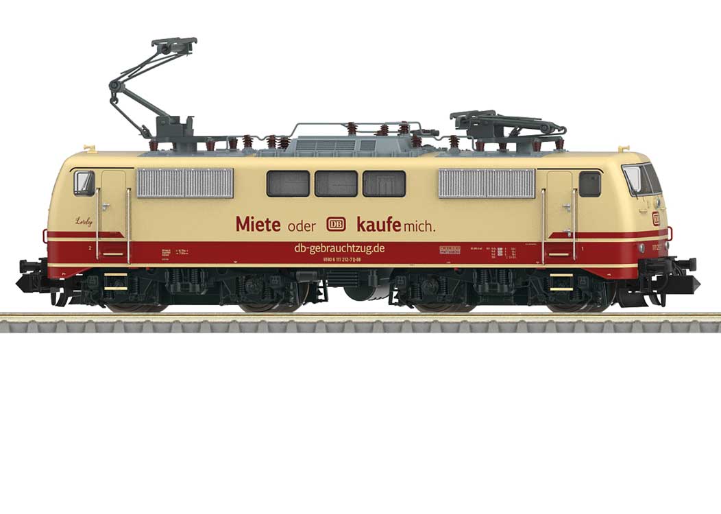 Class 111 Electric - Sound and DCC-SX - Minitrix -- German Railroad DB AG #111 212-7 (Era VI 2023, ivory, red)