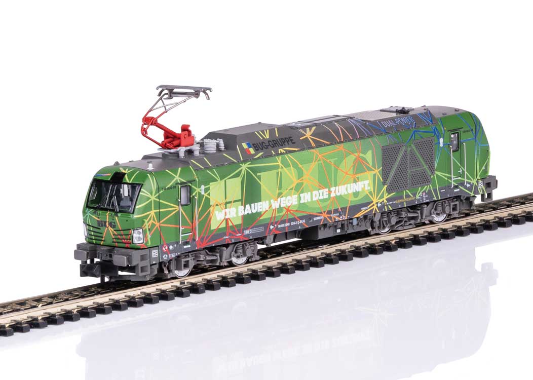 Siemens Vectron Class 248 Dual Power - Sound and DCC - Minitrix -- BUG Traffic Facility Construction SE #248 024-2 (Era VI 2023, green)-1