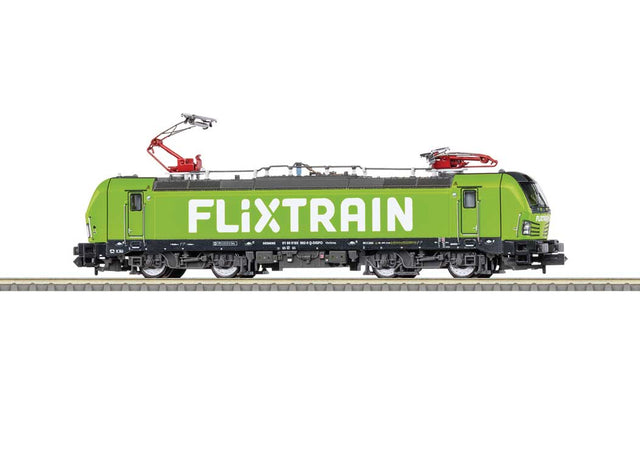 Siemens Vectron Class 193 Electric - Sound and DCC - Minitrix -- FlixTrain #193 862-0 (Era VI 2020, green, gray, white)-1