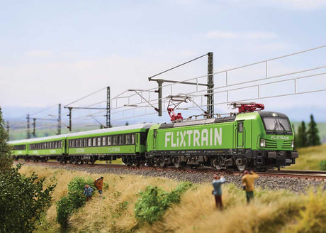 Siemens Vectron Class 193 Electric - Sound and DCC - Minitrix -- FlixTrain #193 862-0 (Era VI 2020, green, gray, white)-3