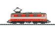 Class Re 4/4 II Electric - Sound and DCC-SX - Minitrix -- Swiss Federal Railways SBB #11141 (Era IV 1974, red, white, black)-1