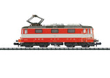 Class Re 4/4 II Electric - Sound and DCC-SX - Minitrix -- Swiss Federal Railways SBB #11141 (Era IV 1974, red, white, black)-1