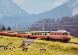 Class Re 4/4 II Electric - Sound and DCC-SX - Minitrix -- Swiss Federal Railways SBB #11141 (Era IV 1974, red, white, black)-2