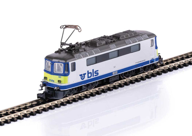 Class Re 420 Electric - Sound and DCC - Minitrix -- BLS (Era VI 2017, gray, blue, yellow)-1