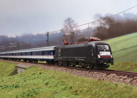 Class 182 Electric - Sound & DCC - Minitrix -- Mitsui Rail Capital Europe MRCE #182 518-1 (Era VI 2000, black, gray)-2