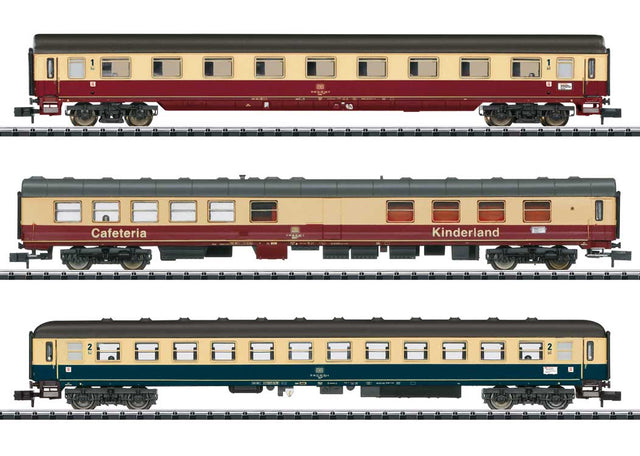 FD 1922 Berchtesgadener Land 3-Car Passenger Set #1 - Ready to Run - Minitrix -- German Federal Railroad DB (Era V 1989)