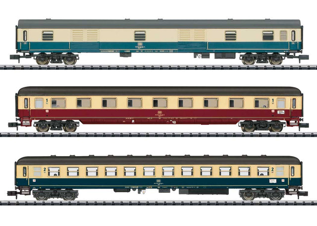FD 1922 Berchtesgadener Land 3-Car Passenger Set #2- Ready to Run - Minitrix -- German Federal Railroad DB (Era V 1989)