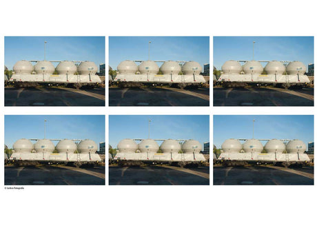 Type Uacs 408S Silo Car 6-Pack - Ready to Run - Minitrix -- CEMET (Era VI 2022, white)
